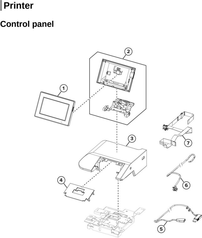 Assembly 2: Printer parts diagram - Lexmark CS943 Parts