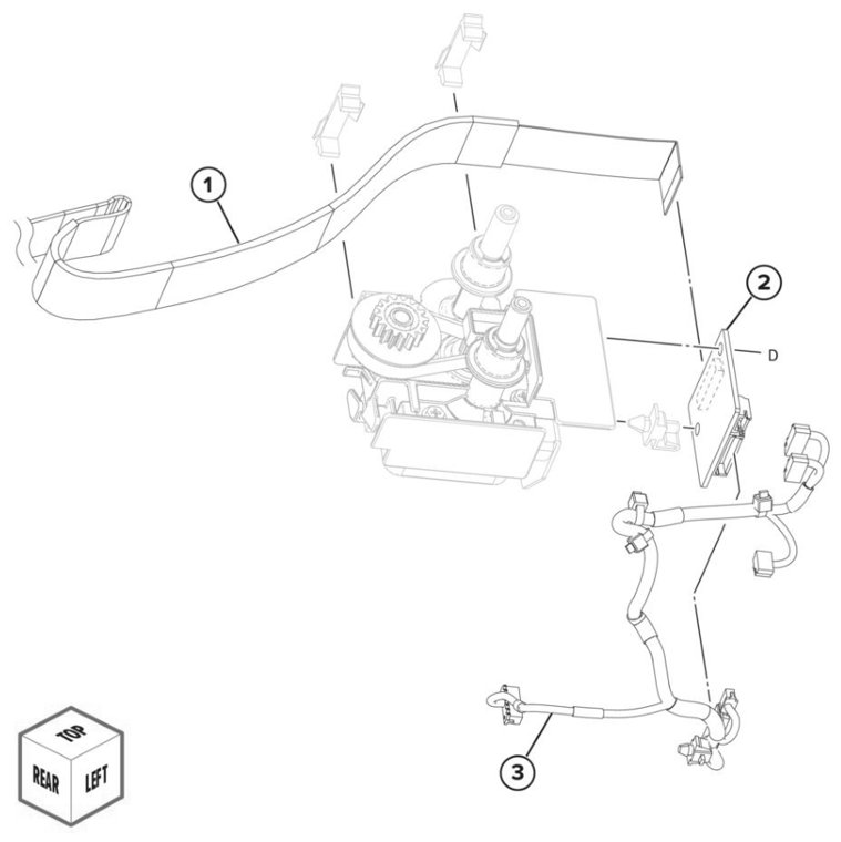 Assembly 116: SHPF stapler drive parts diagram - Lexmark CS943 Parts