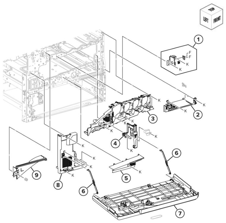 Lexmark CS943 Parts