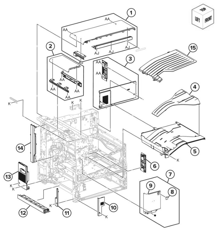 Lexmark CS943 Parts