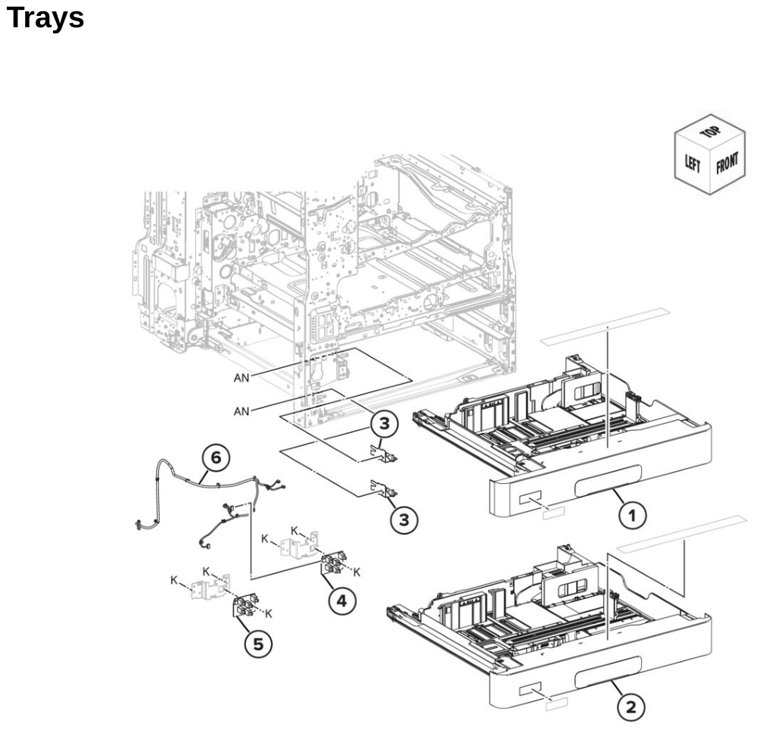 Lexmark CS943 Parts