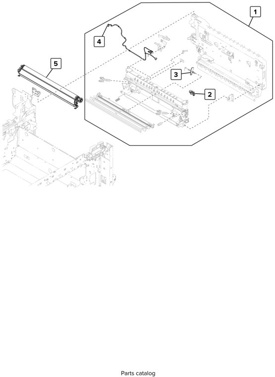 Assembly 16: Transfer parts diagram - Lexmark CS923 Parts