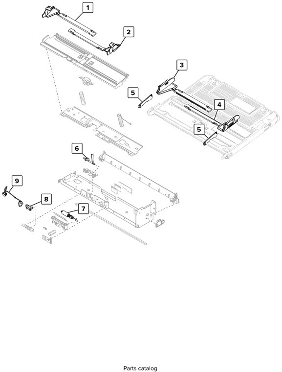 Assembly 20: MPF 2 parts diagram - Lexmark CS923 Parts