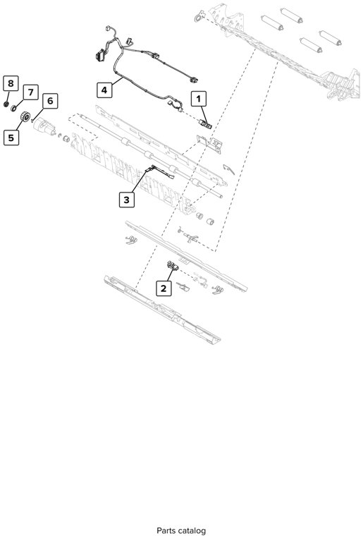 Assembly 23: Duplex 2 parts diagram - Lexmark CS923 Parts