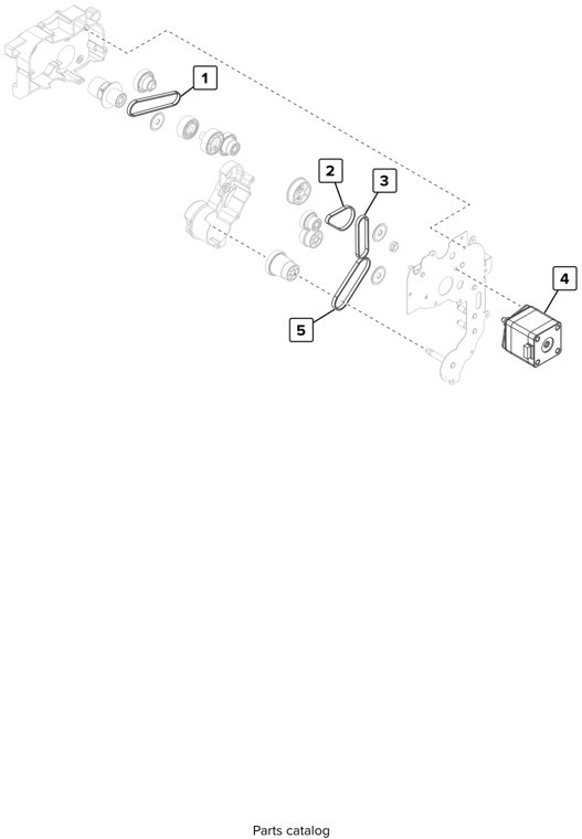 Assembly 30: Feed drive assembly parts diagram - Lexmark CS923 Parts