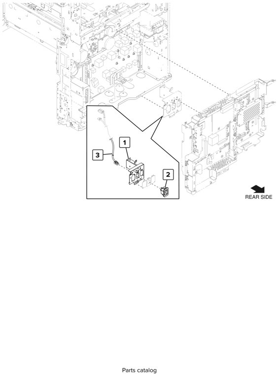 Assembly 36: Electrical 1 parts diagram - Lexmark CS923 Parts
