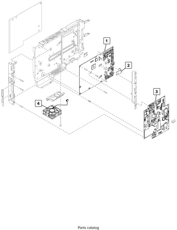 Assembly 37: Electrical 2 parts diagram - Lexmark CS923 Parts