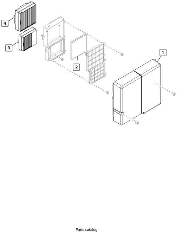 Assembly 38: Filters 1 parts diagram - Lexmark CS923 Parts
