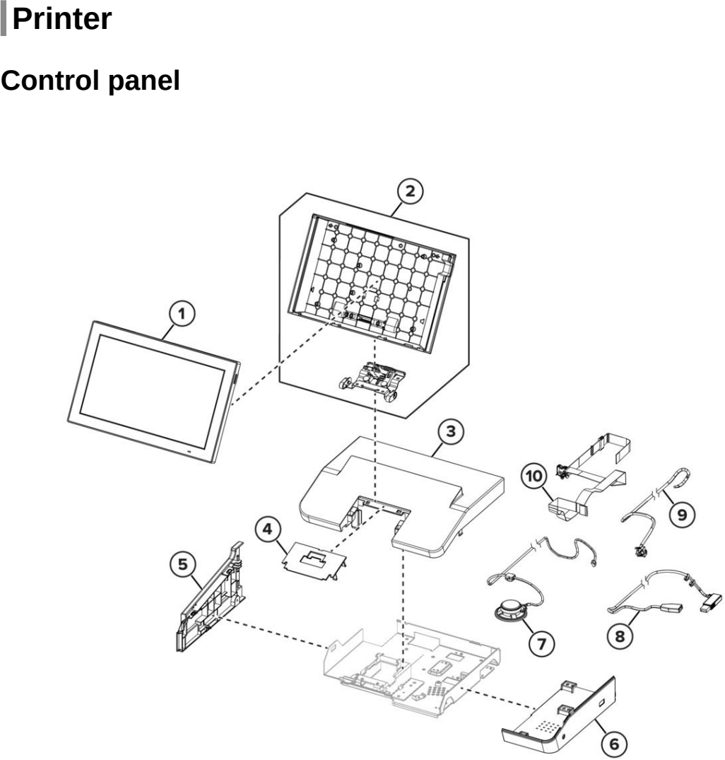 Assembly 2: Printer parts diagram - Lexmark CX942 CX943 CX944 XC9445 XC9455 XC9465 Parts