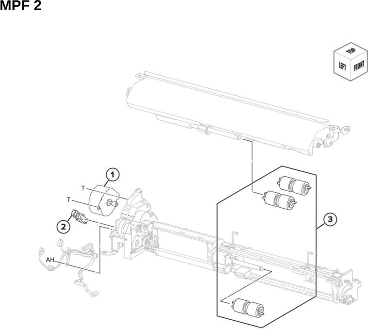Assembly 15: MPF 2 parts diagram - Lexmark CX942 CX943 CX944 XC9445 XC9455 XC9465 Parts
