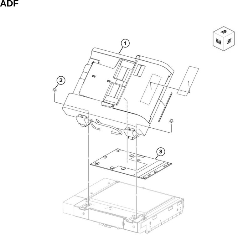 Assembly 42: ADF parts diagram - Lexmark CX942 CX943 CX944 XC9445 XC9455 XC9465 Parts