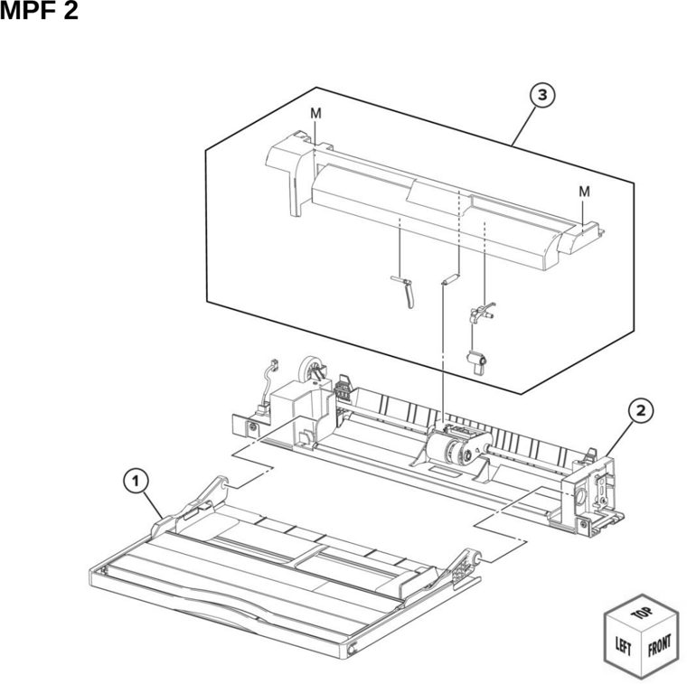 Assembly 9: MPF 2 parts diagram - Lexmark MX931 Parts