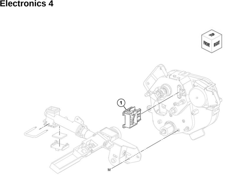 Assembly 16: Electronics 4 parts diagram - Lexmark MX931 Parts