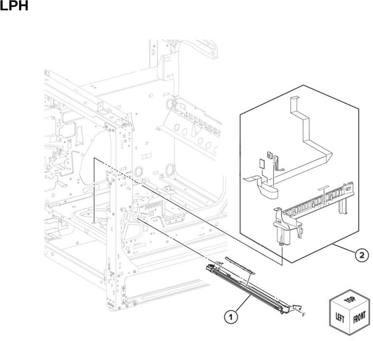 Assembly 19: LPH parts diagram - Lexmark MX931 Parts