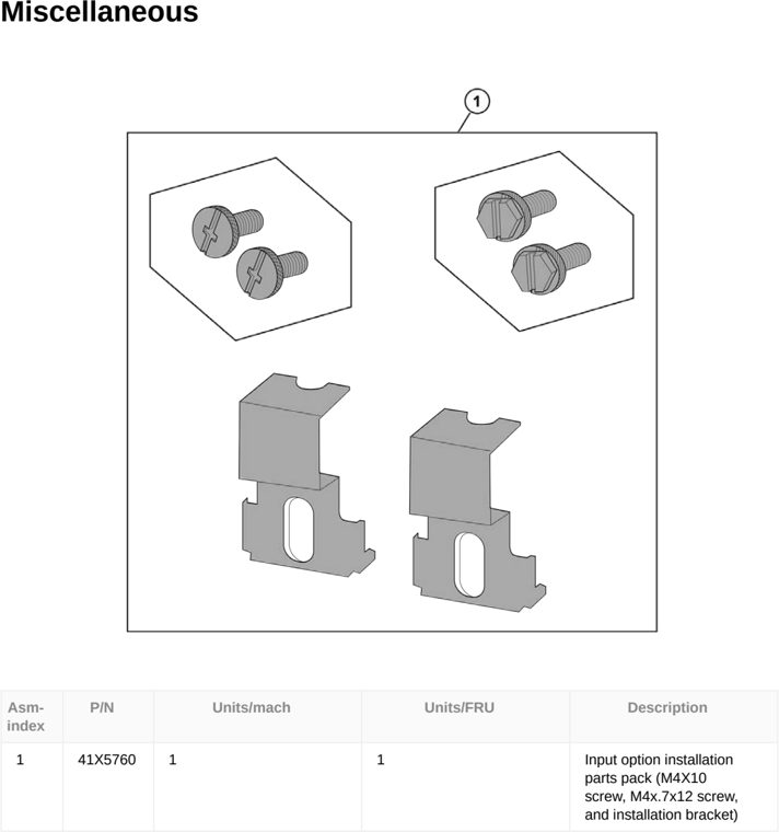 Assembly 45: Miscellaneous parts diagram - Lexmark CX833 CX961 CX962 CX963 XC8355 XC9635 XC9645 XC9655 Parts