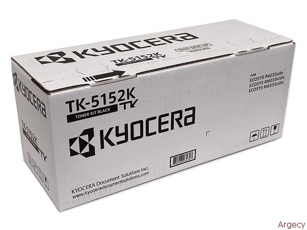 Kyocera TK-5152K 12000 Page Yield (New) - purchase from Argecy