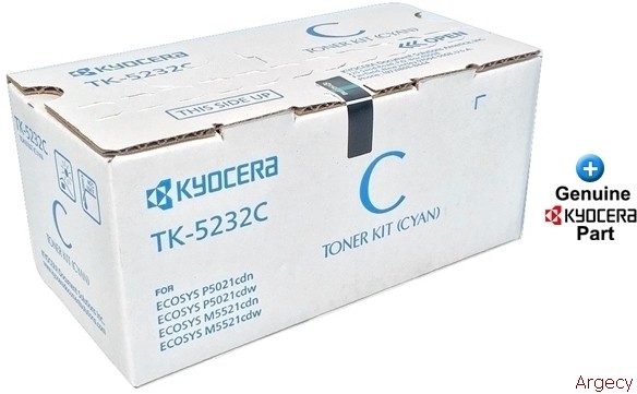 Kyocera TK-5232C 2200 Page Yield (New) - purchase from Argecy