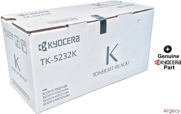 Kyocera TK-5232K 2600 Page Yield (New) - purchase from Argecy