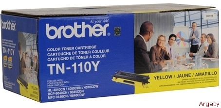 Brother TN110Y 115Y 4K Page Yield Compatible (New) - purchase from Argecy
