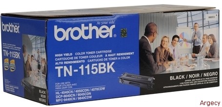 Brother TN115BK Compatible 5K Page Yield (New) - purchase from Argecy