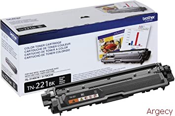 Brother TN221BK 2500 Page Yield Compatible (New) - purchase from Argecy