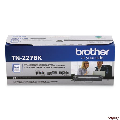 Brother TN227BK (New) - purchase from Argecy