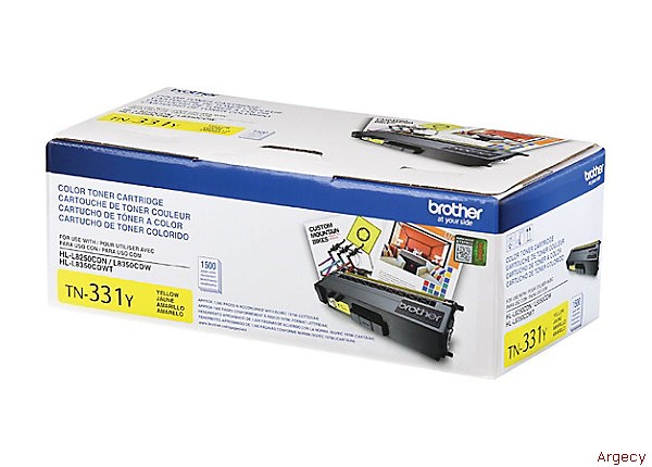 Brother TN331Y 1500 Page Yield Compatible (New) - purchase from Argecy