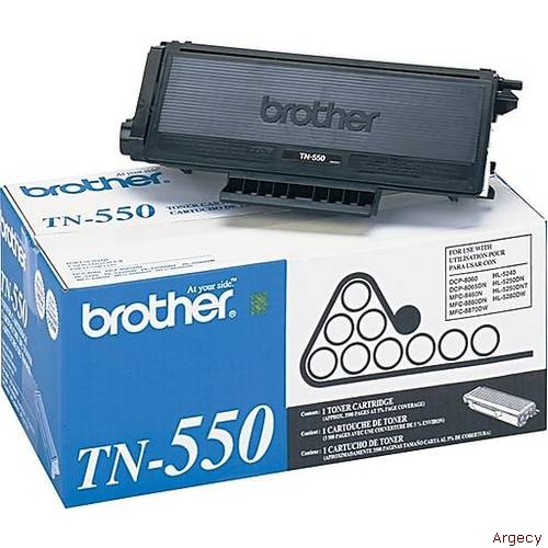 Brother TN550 Compatible 3K Page Yield (New) - purchase from Argecy