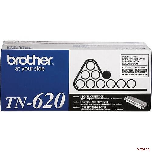 Brother TN620 3K Page Yield (New) - purchase from Argecy