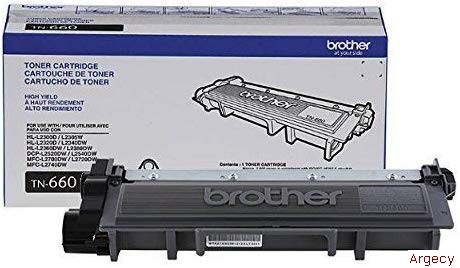 Brother TN660 2.6K Page Yield Compatible (New) - purchase from Argecy