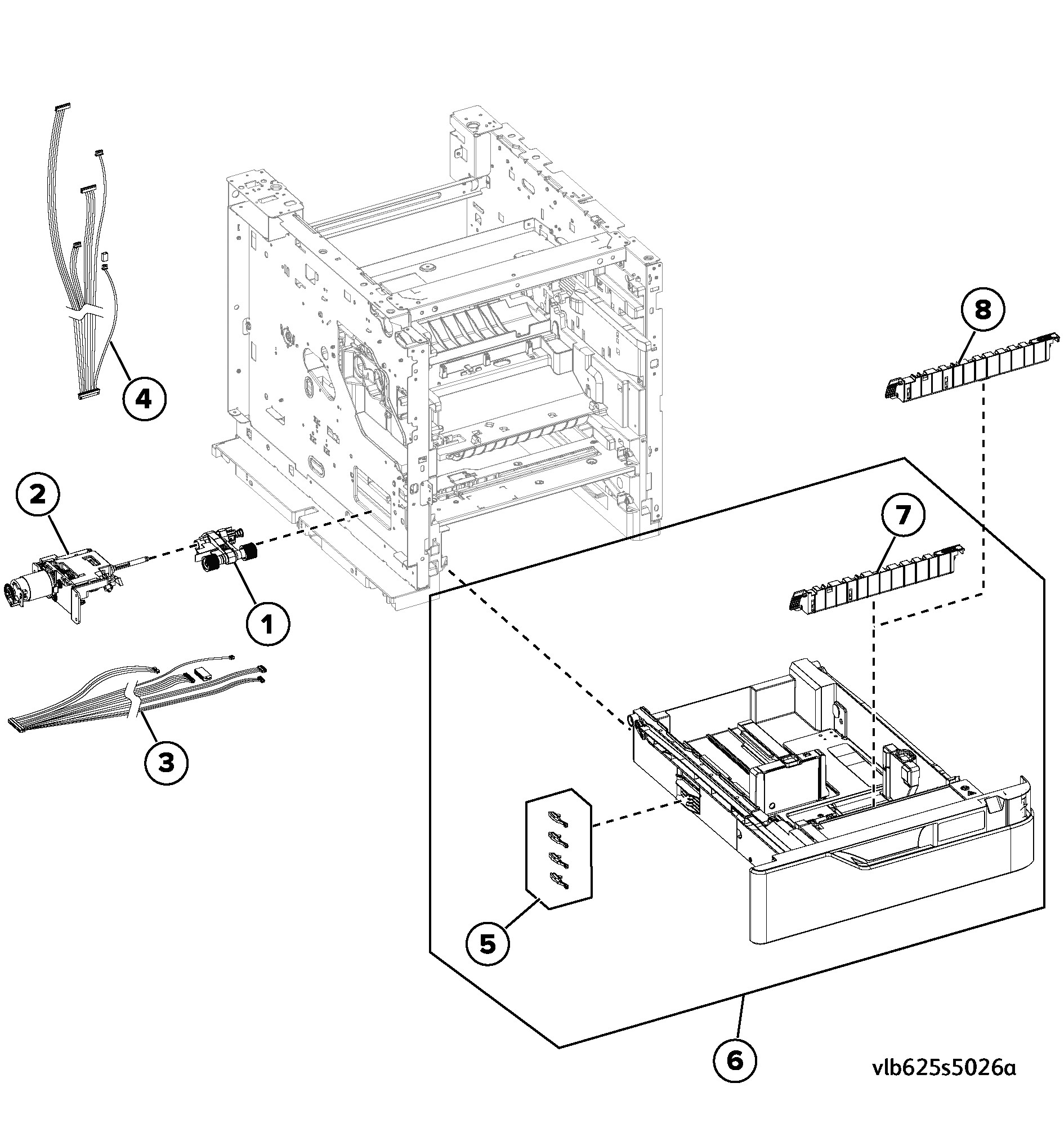 80.25 Paper Feed Assembly
