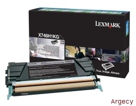 X746, X748 Black High Yield Return Program Toner Cartridge