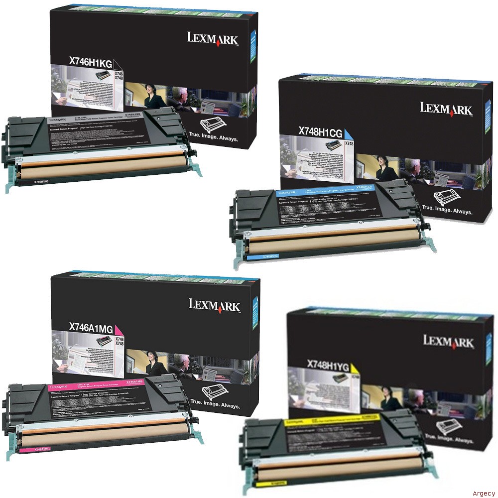 X746, X748 Black High Yield Toner Cartridge