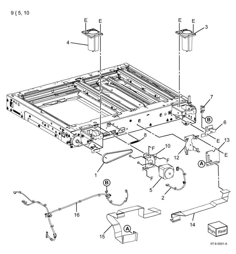 PL 60.30 Motor/Transport PWB parts diagram - Xerox VersaLink C7120 / C7125 / C7130