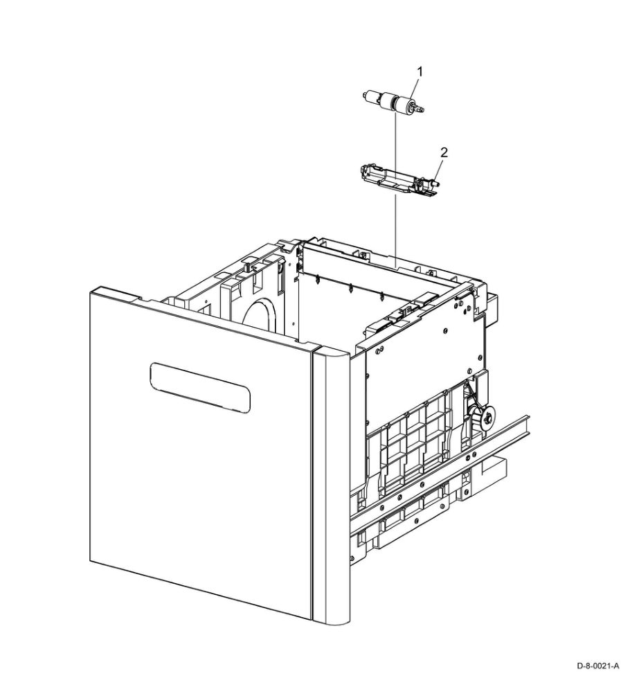 PL 11.4 HCF (4/4 Tray) parts diagram - Xerox VersaLink C500 / C600 / C505 / C605