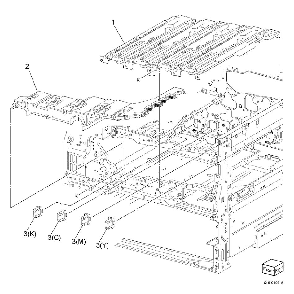 PL 90.25 Xerographic Assembly (2 of 2) parts diagram - Xerox AltaLink C8230 / C8235 / C8245 / C8255 / C8270
