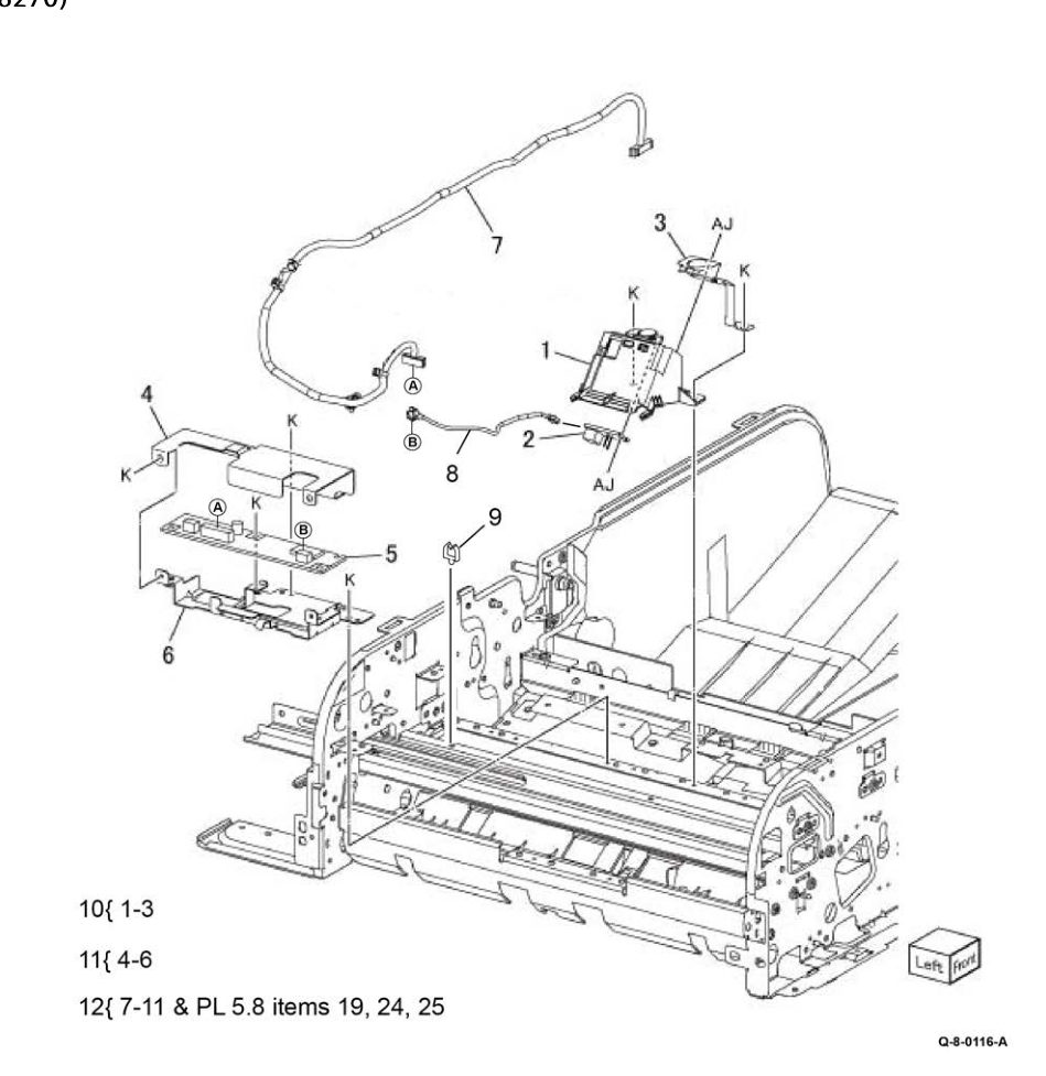 PL 5.15 Sonic Sensor Assembly (250) (C8270) parts diagram - Xerox AltaLink C8230 / C8235 / C8245 / C8255 / C8270