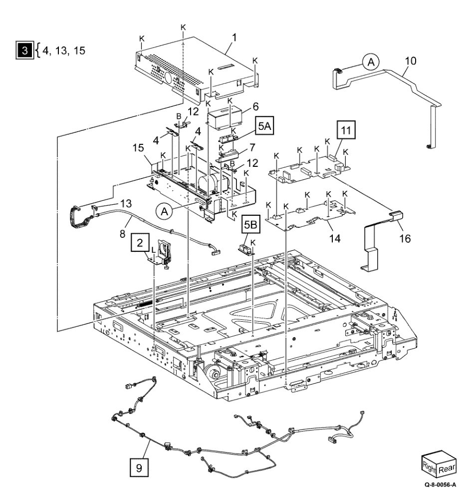 PL 60.20 CCD Lens (C8270) parts diagram - Xerox AltaLink C8230 / C8235 / C8245 / C8255 / C8270