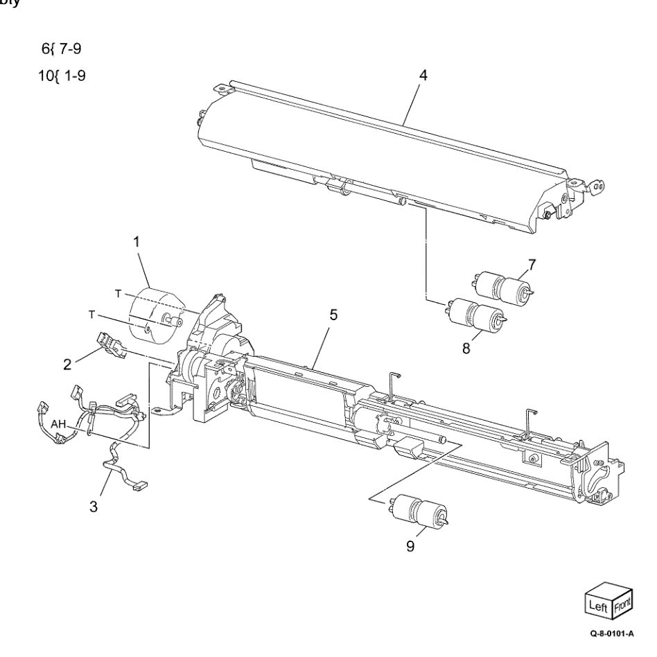PL 80.120 Bypass Tray Feedhead Assembly parts diagram - Xerox AltaLink C8230 / C8235 / C8245 / C8255 / C8270