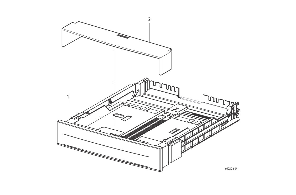 Phaser 6022 – PL 9.1 Cassette Assembly parts diagram - Xerox Phaser 6020 / 6022 & WorkCentre 6025 / 6027