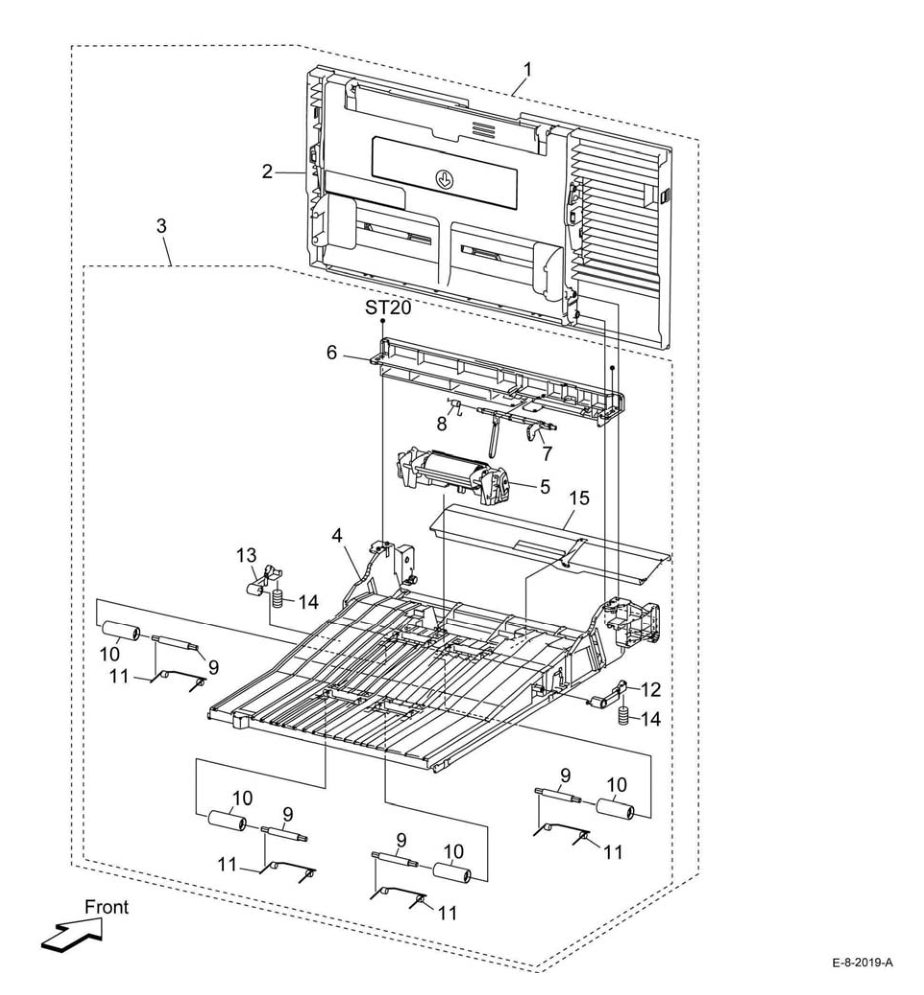 PL 13.2 MSI (2/2) parts diagram - Xerox VersaLink B600 / B605 / B610 / B615
