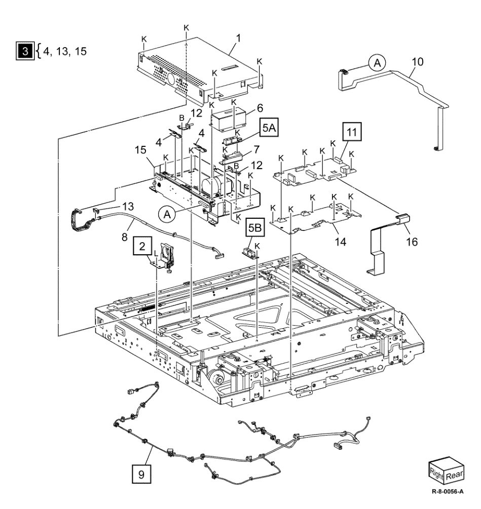 PL 60.20 CCD Lens (B8170) parts diagram - Xerox AltaLink B8145 / B8155 / B8170 / C8130