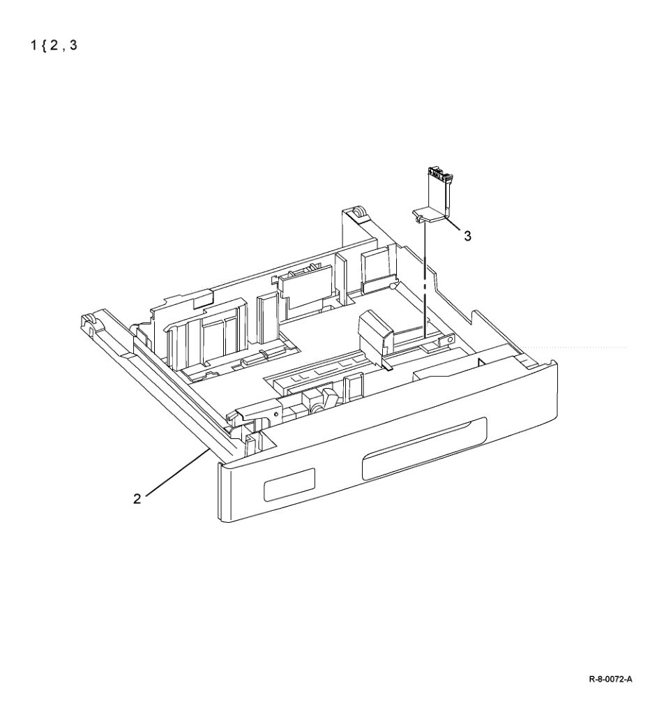 PL 70.70 Envelope Tray parts diagram - Xerox AltaLink B8145 / B8155 / B8170 / C8130