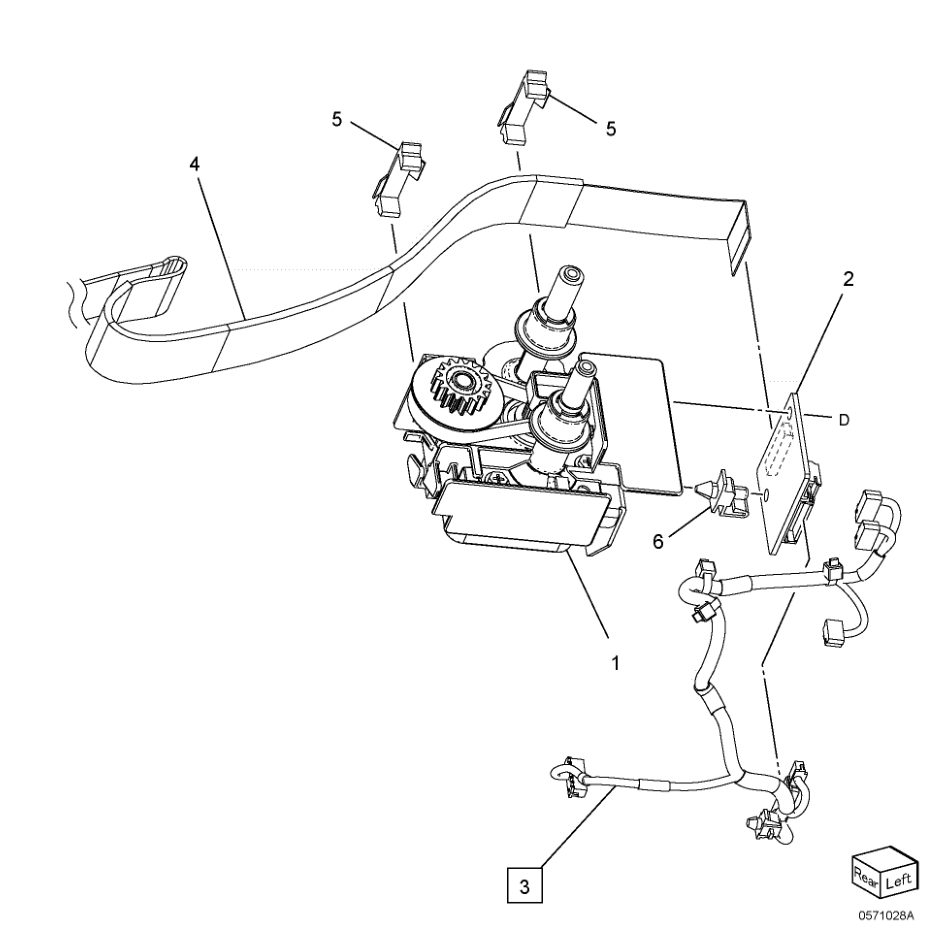 PL 71.28 Stapler Drive Assembly parts diagram - Xerox AltaLink B8145 / B8155 / B8170 / C8130