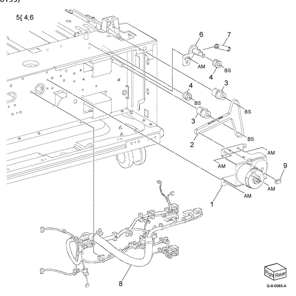 PL 80.30 2TM Drive Assembly (C8130/C8135) parts diagram - Xerox AltaLink B8145 / B8155 / B8170 / C8130