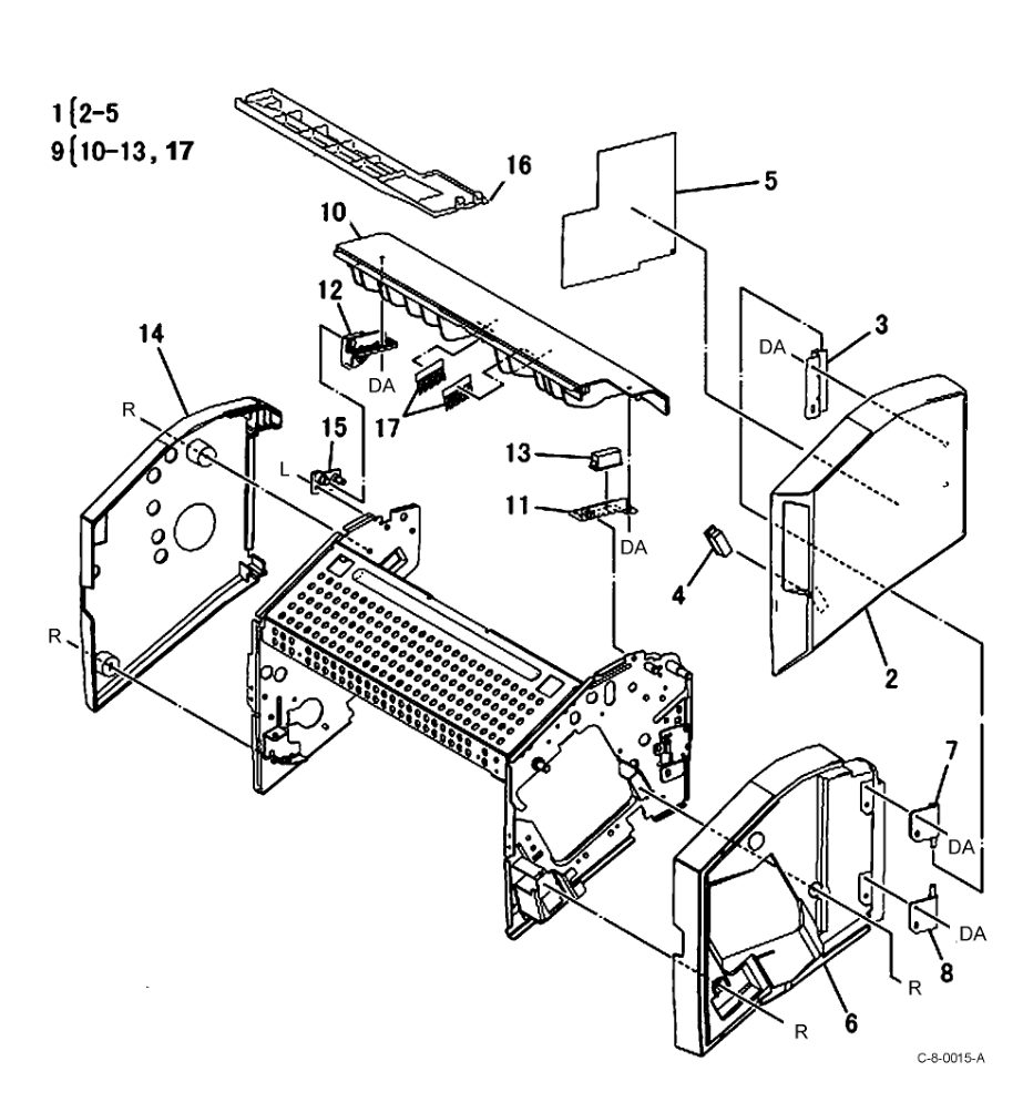 PL 12.05 Integrated Office Finisher (1 parts diagram - Xerox VersaLink C7000 / C7020 / C7025 / C7030