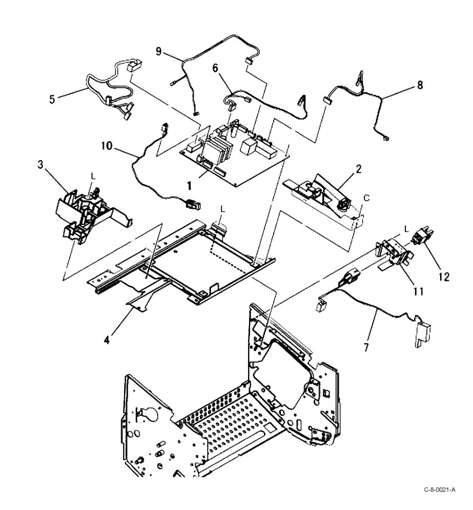 PL 12.14 Integrated Office Finisher parts diagram - Xerox VersaLink C7000 / C7020 / C7025 / C7030