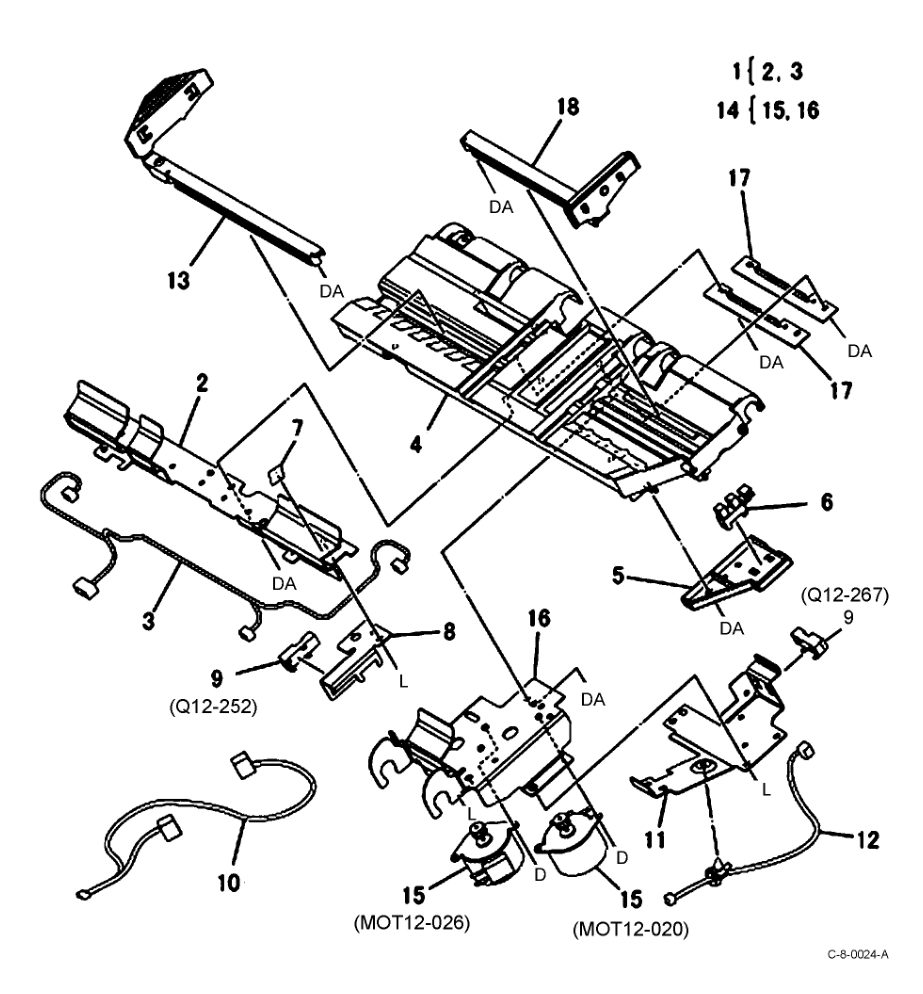 PL 12.26 Integrated Office Finisher parts diagram - Xerox VersaLink C7000 / C7020 / C7025 / C7030