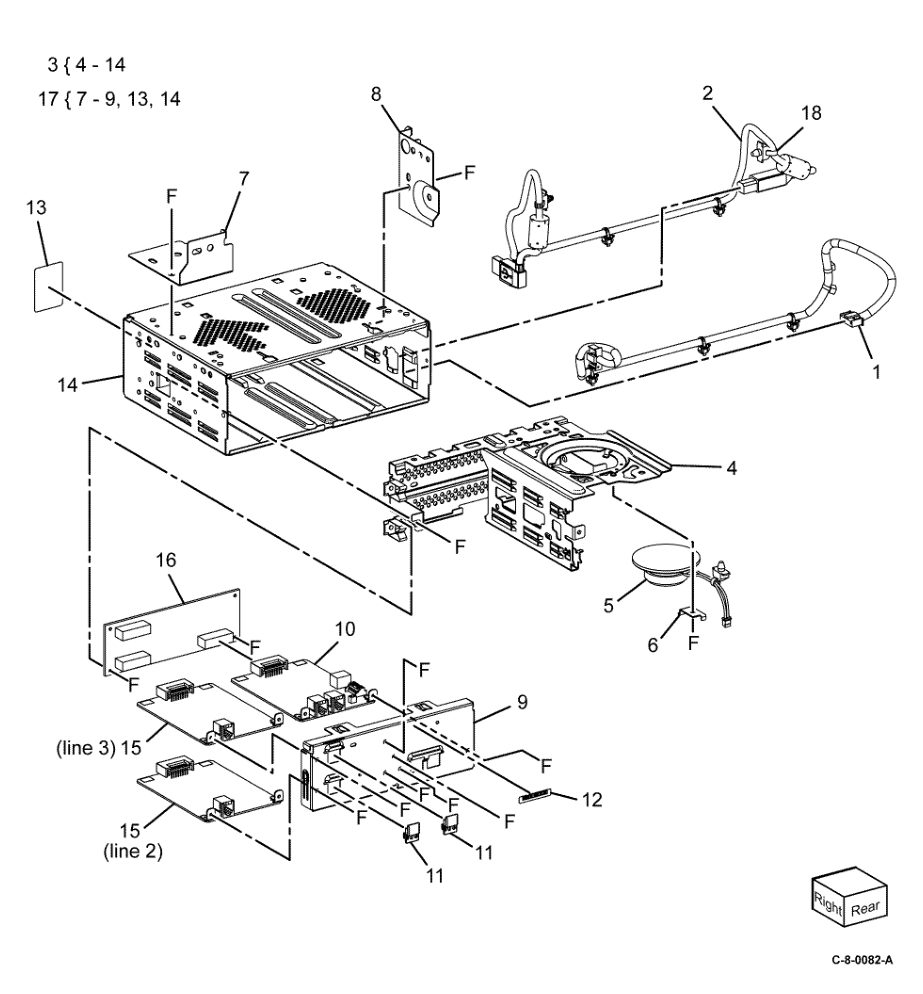 PL 20.05 Fax parts diagram - Xerox VersaLink C7000 / C7020 / C7025 / C7030