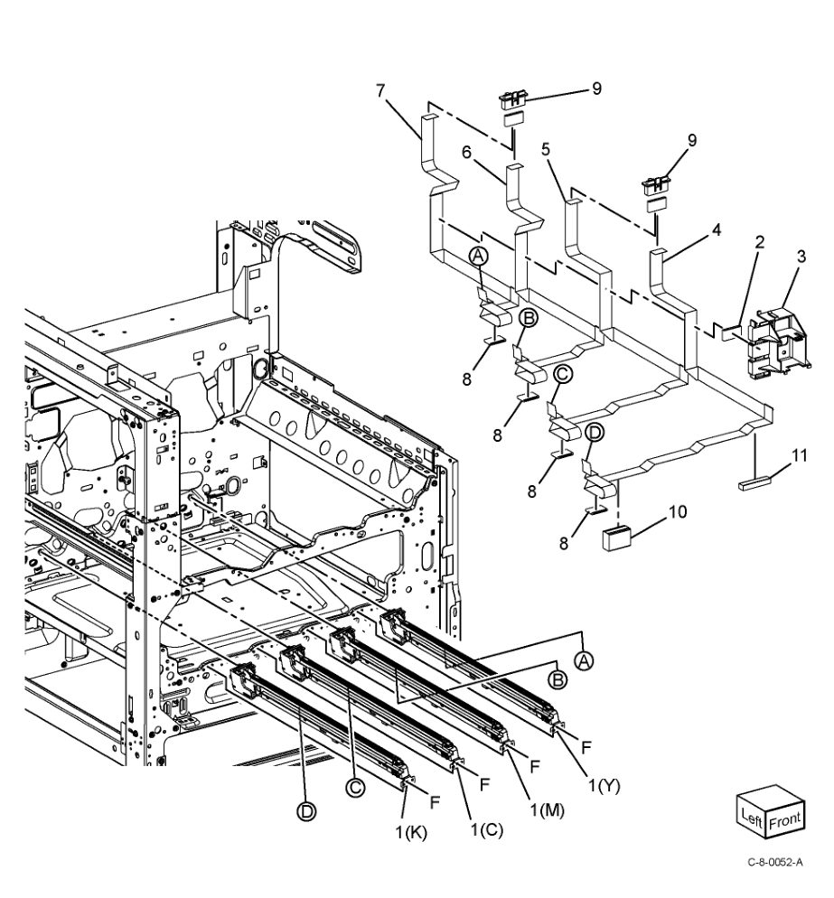 PL 60.35 LPH parts diagram - Xerox VersaLink C7000 / C7020 / C7025 / C7030